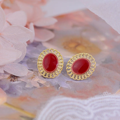 Rosette Heirloom Earrings - Hypoallergenic - Abbott Atelier