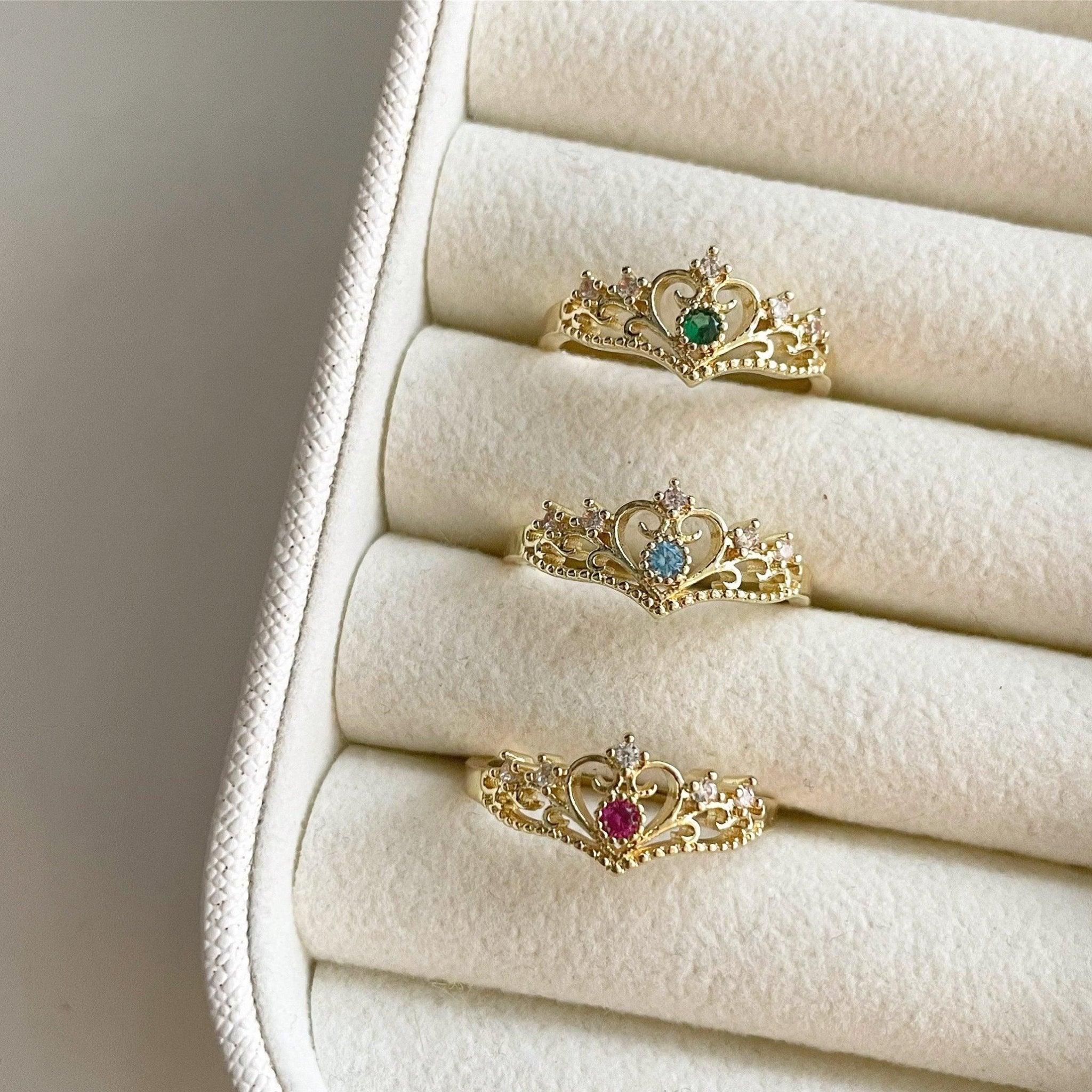 Royal Crown Ring (3 Colors) | Abbott Atelier | Artisan Jewelry