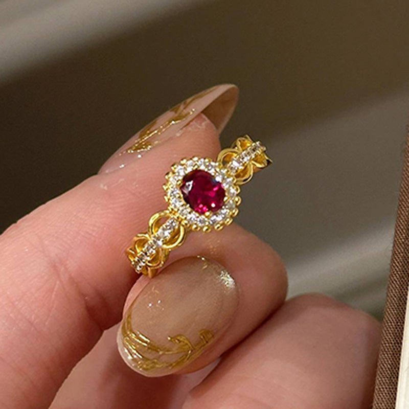 Ruby Heirloom Ring - Gold - Plated - Abbott Atelier