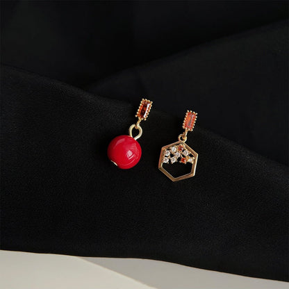 Scarlet Reverie Earrings - Hypoallergenic - Abbott Atelier