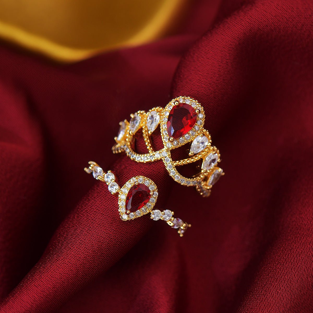 Scarlet Tiara Ring - Gold - Plated - Abbott Atelier