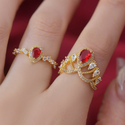 Scarlet Tiara Ring - Gold - Plated - Abbott Atelier