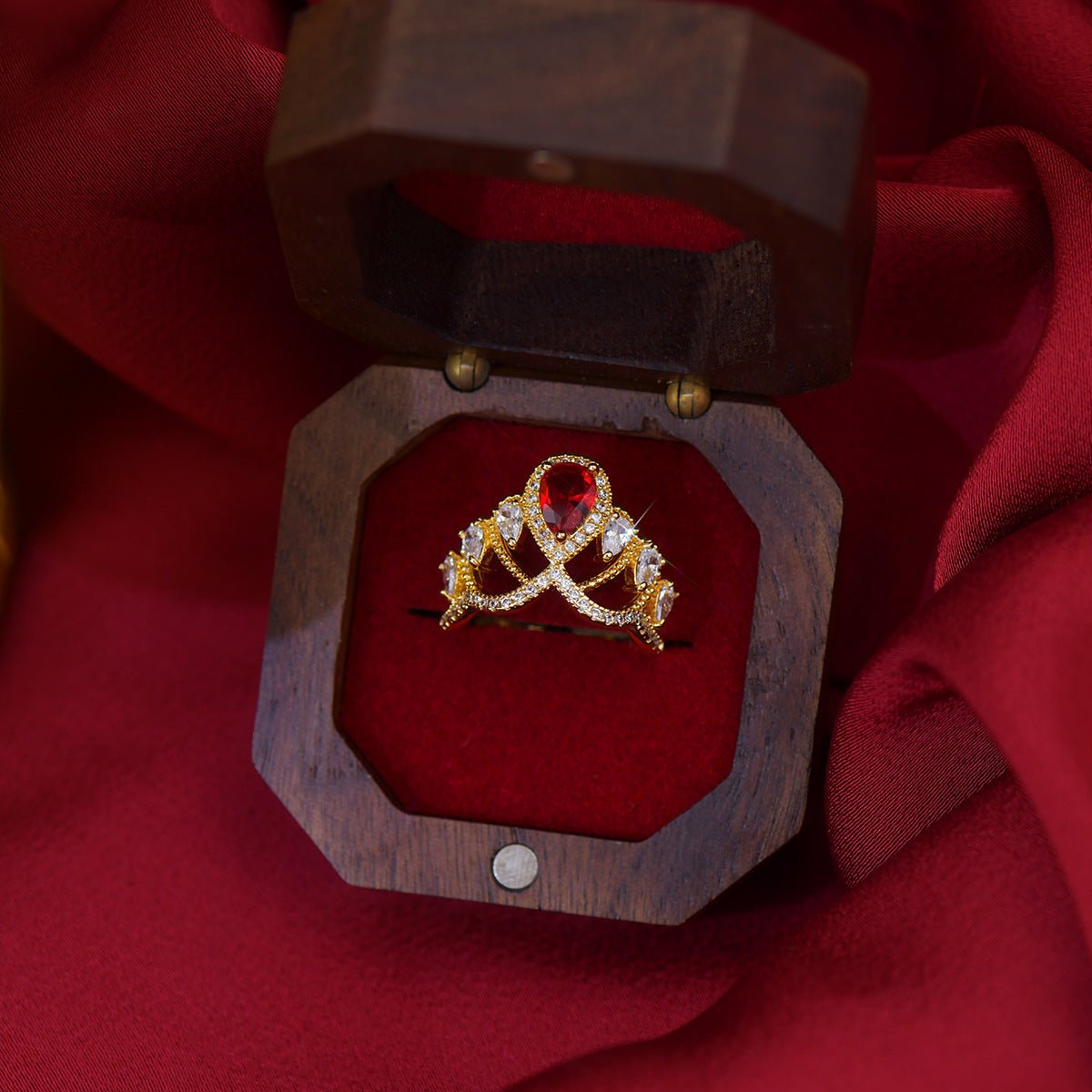 Scarlet Tiara Ring - Gold - Plated - Abbott Atelier