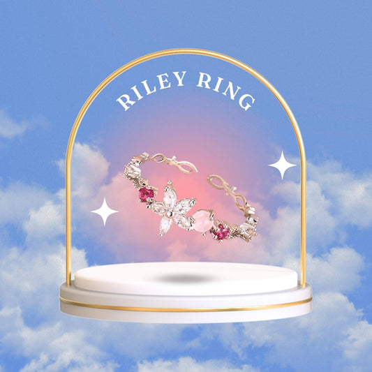 Silver Flower Ring - Riley - Gold - Plated - Abbott Atelier