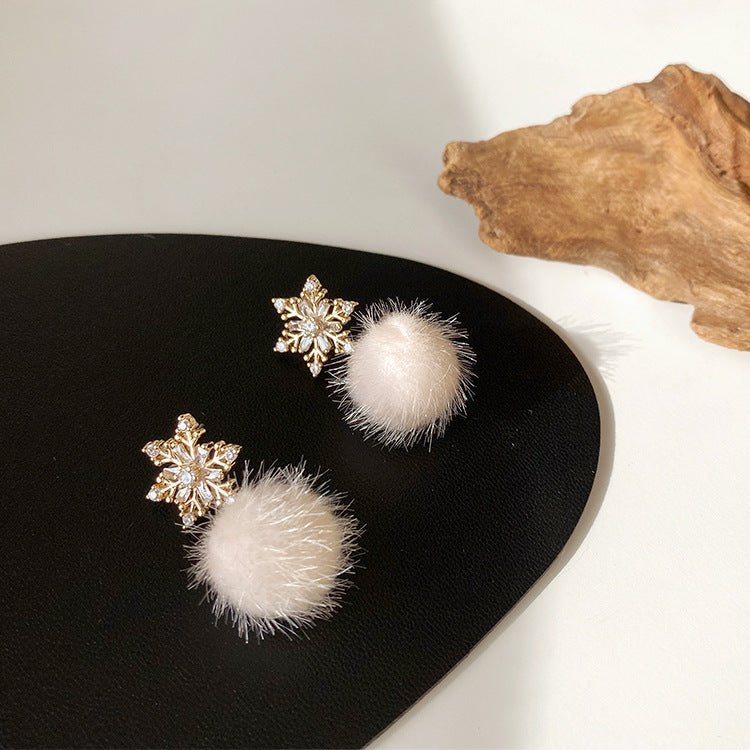 Snowflake Earrings - Lilith - Hypoallergenic - Abbott Atelier