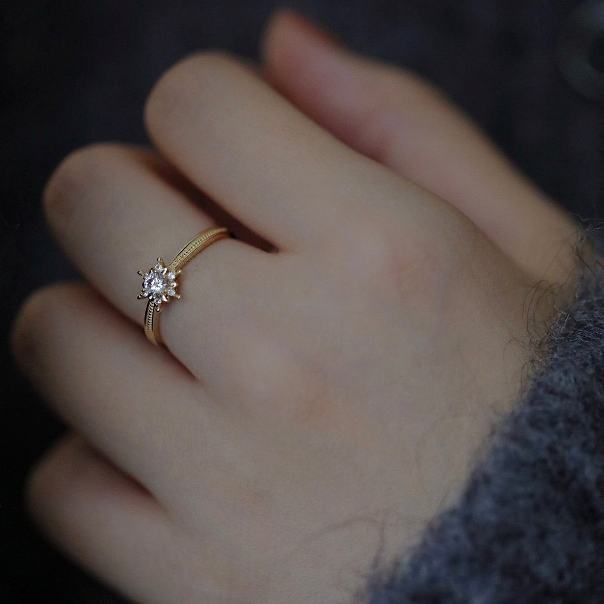 Snowflake Ring - Gold - Plated - Abbott Atelier