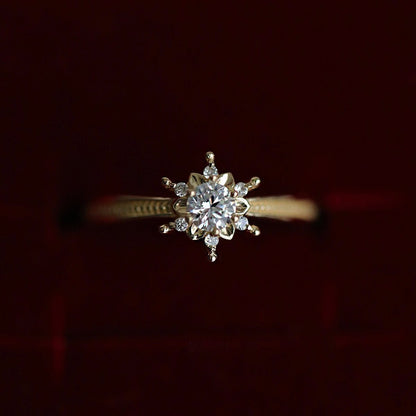 Snowflake Ring - Gold - Plated - Abbott Atelier