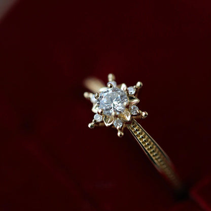 Snowflake Ring - Gold - Plated - Abbott Atelier