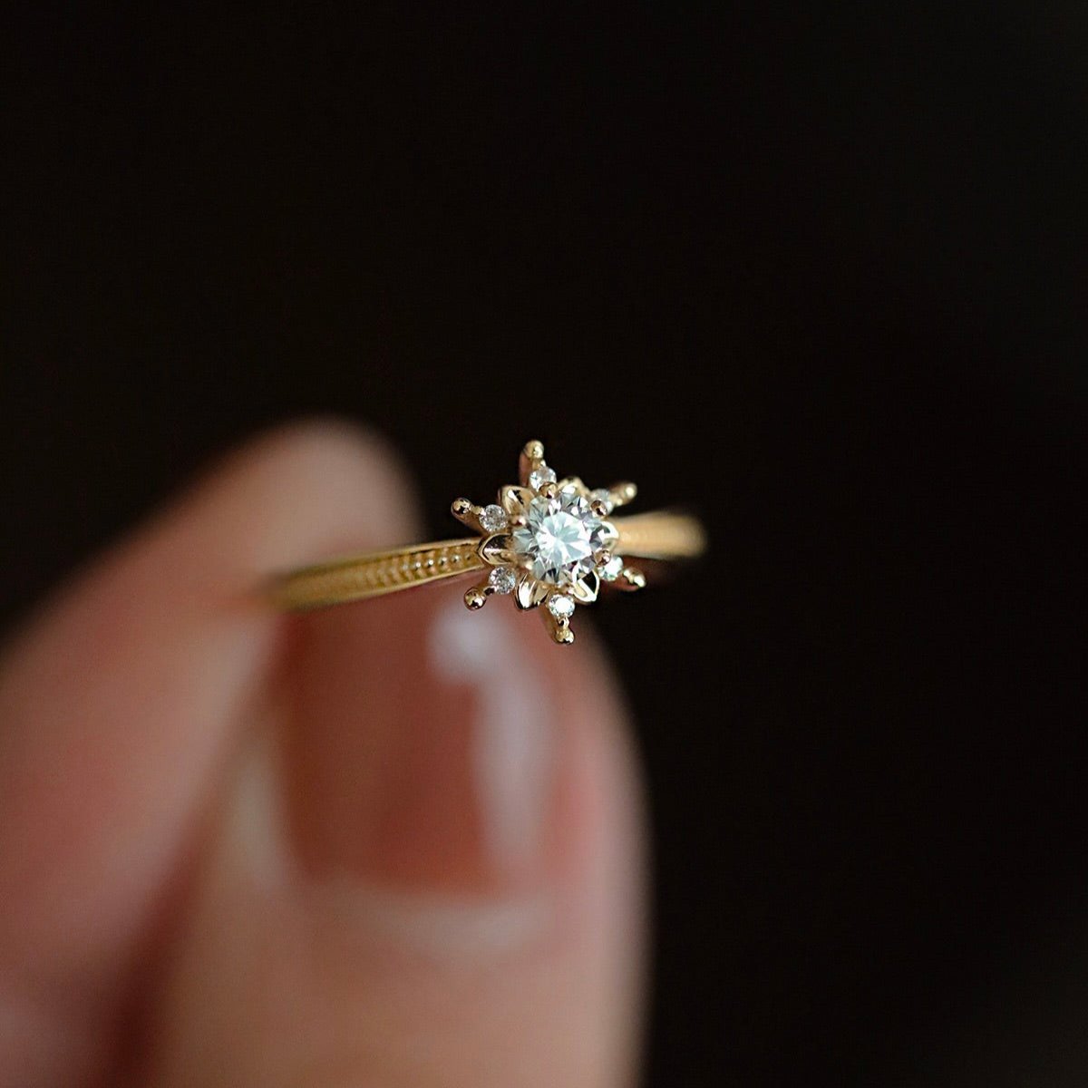 Snowflake Ring - Gold - Plated - Abbott Atelier