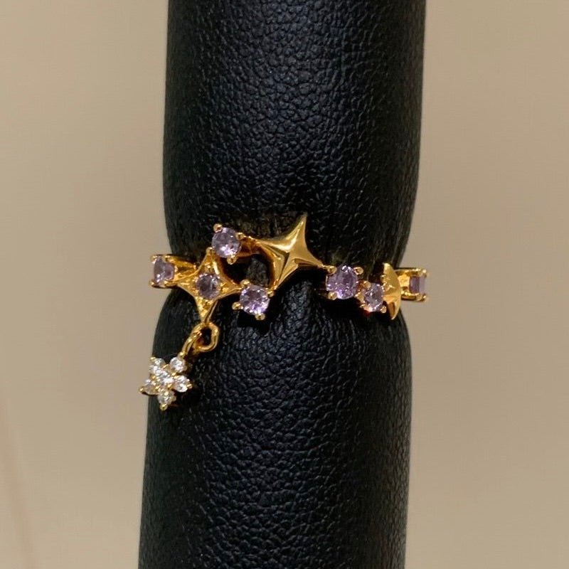 Starlight Serenade Ring - Gold Plated Brass - Abbott Atelier