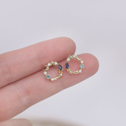 Starry Night Stud Earrings - Hypoallergenic - Abbott Atelier