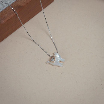 The Cat Necklace (Solid Silver) - Hypoallergenic - Abbott Atelier