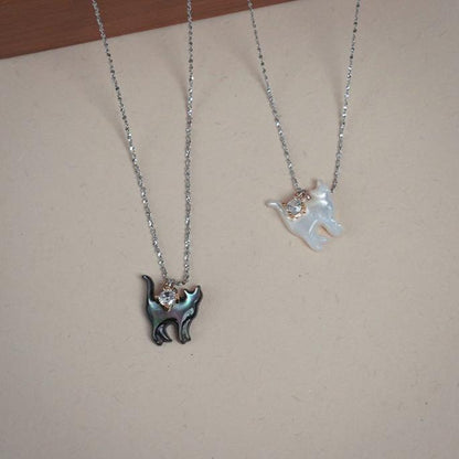 The Cat Necklace (Solid Silver) - Hypoallergenic - Abbott Atelier