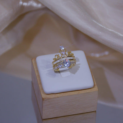 Tiara Ring Set - Gold - Plated - Abbott Atelier