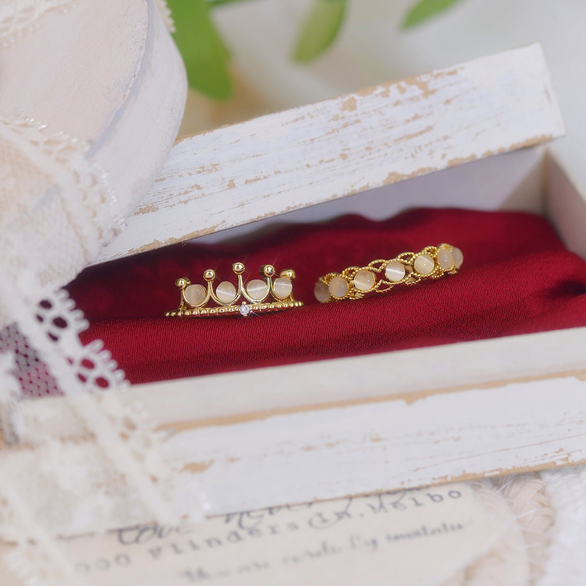 Tiara Ring Set - Gold - Plated - Abbott Atelier