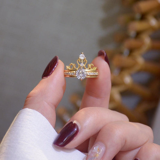 Tiara Ring Set - Gold - Plated - Abbott Atelier