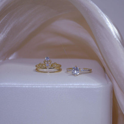 Tiara Ring Set - Gold - Plated - Abbott Atelier