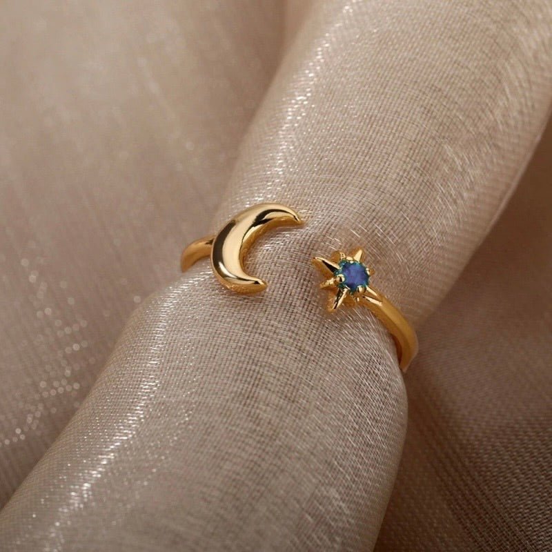 Twilight Sapphire Ring - Gold - Plated - Abbott Atelier