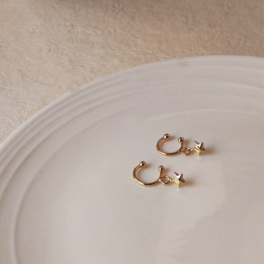 Twinkle Star Ear Cuffs - Gold - Plated - Abbott Atelier