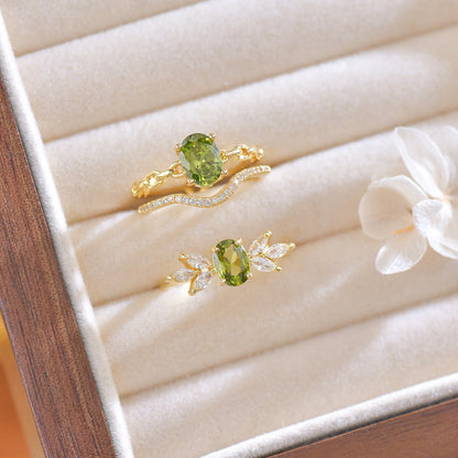 Vera Peridot Ring - Gold - Plated - Abbott Atelier