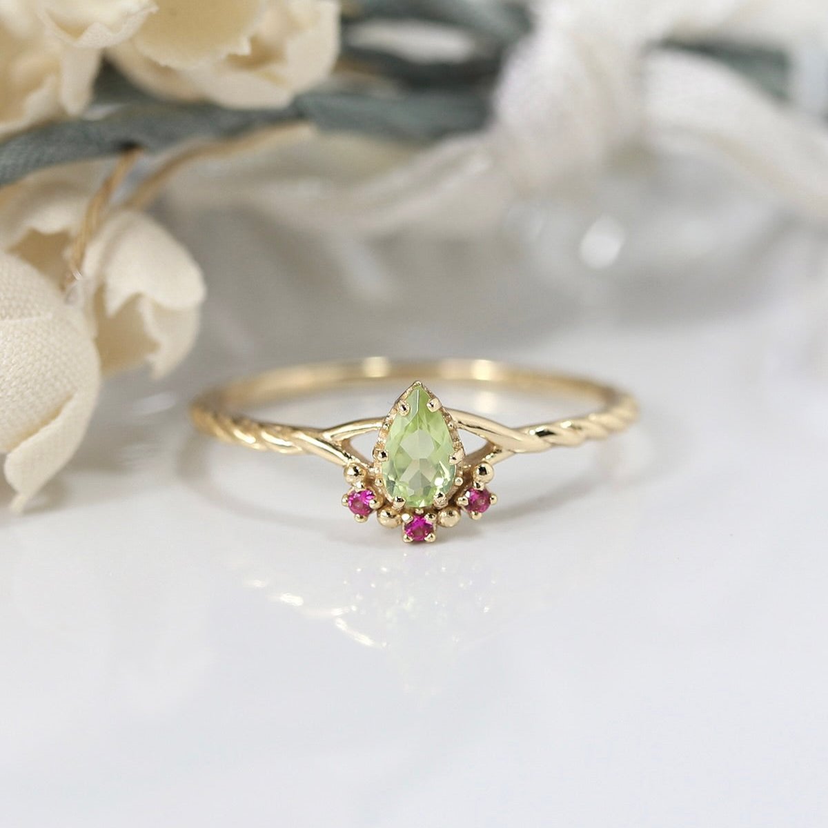 Verdant Reverie Ring Set - Gold - Plated - Abbott Atelier