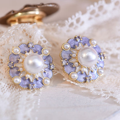 Vintage Baroque Earrings - Hypoallergenic - Abbott Atelier