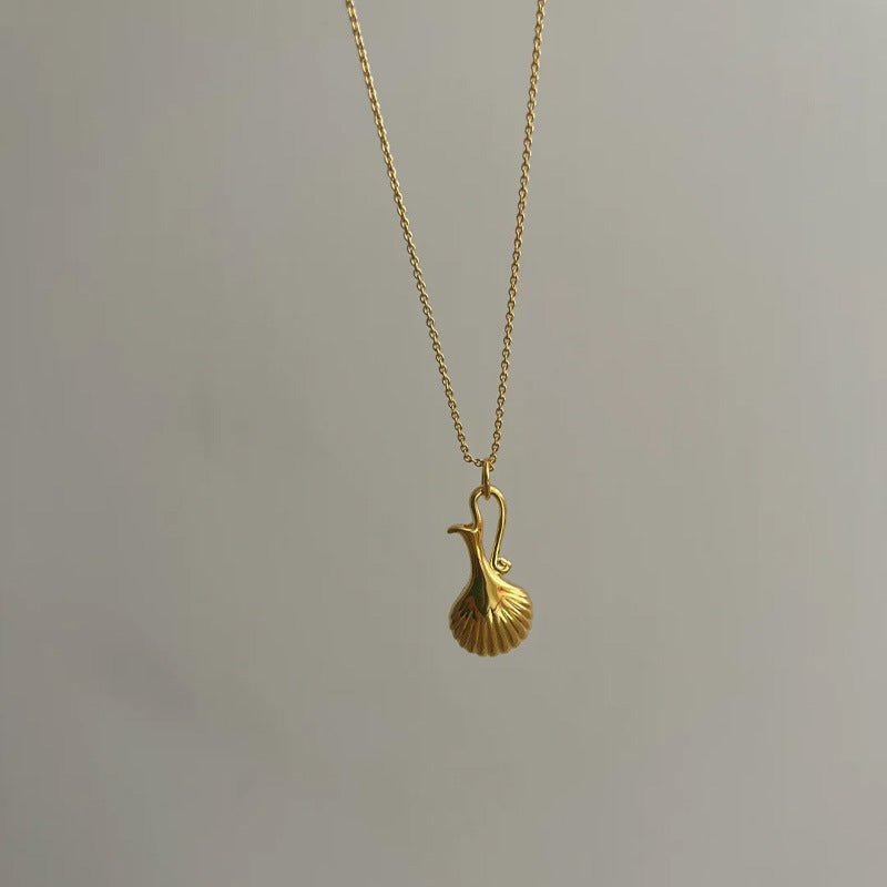 Vintage Vase Necklace - Gold Plated - Abbott Atelier