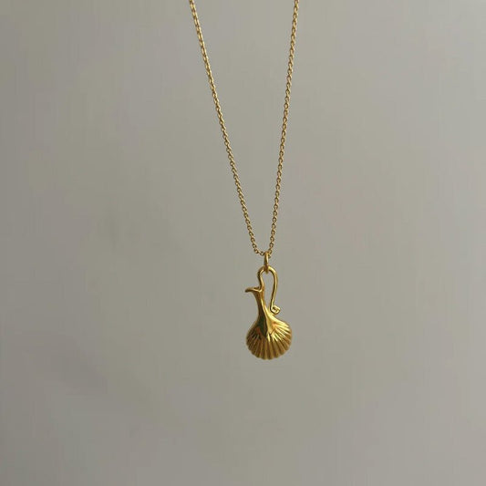 Vintage Vase Necklace - Gold Plated - Abbott Atelier