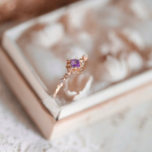 Violet Versailles Ring - Gold - Plated - Abbott Atelier